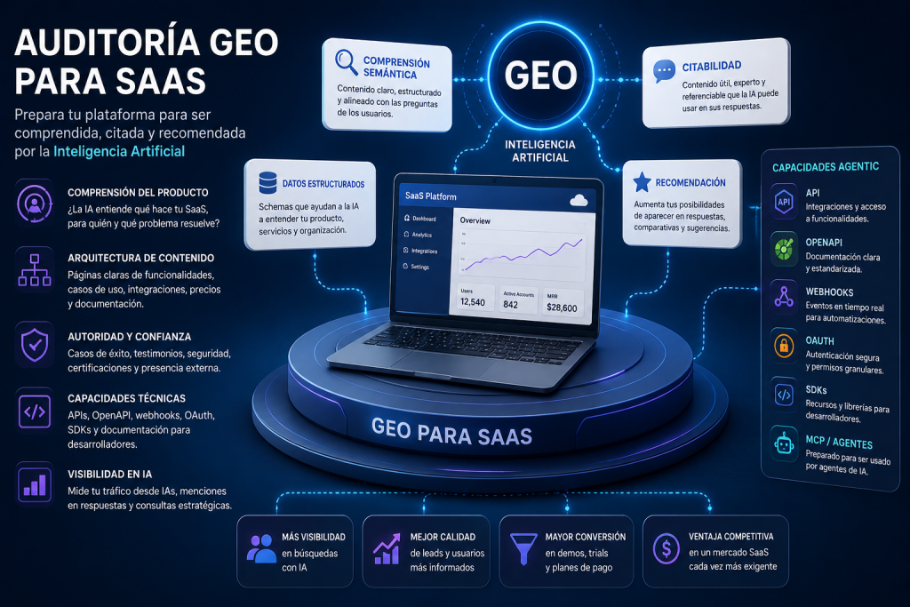 auditoria GEO para SAAS