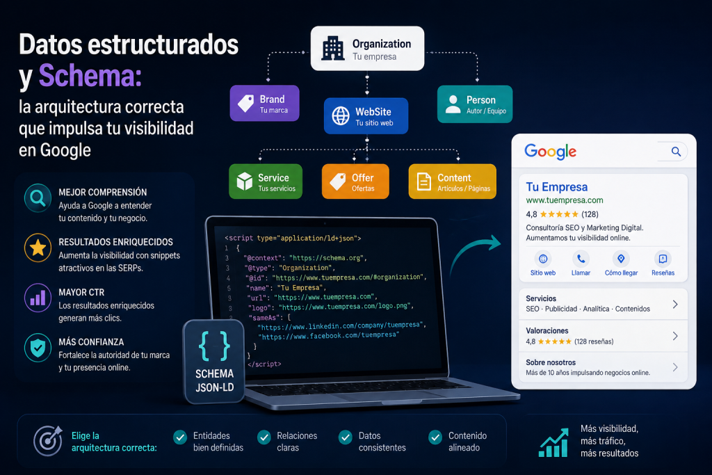 datos estructurados y schema