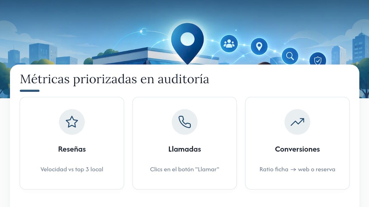 Tres métricas clave para la auditoría local