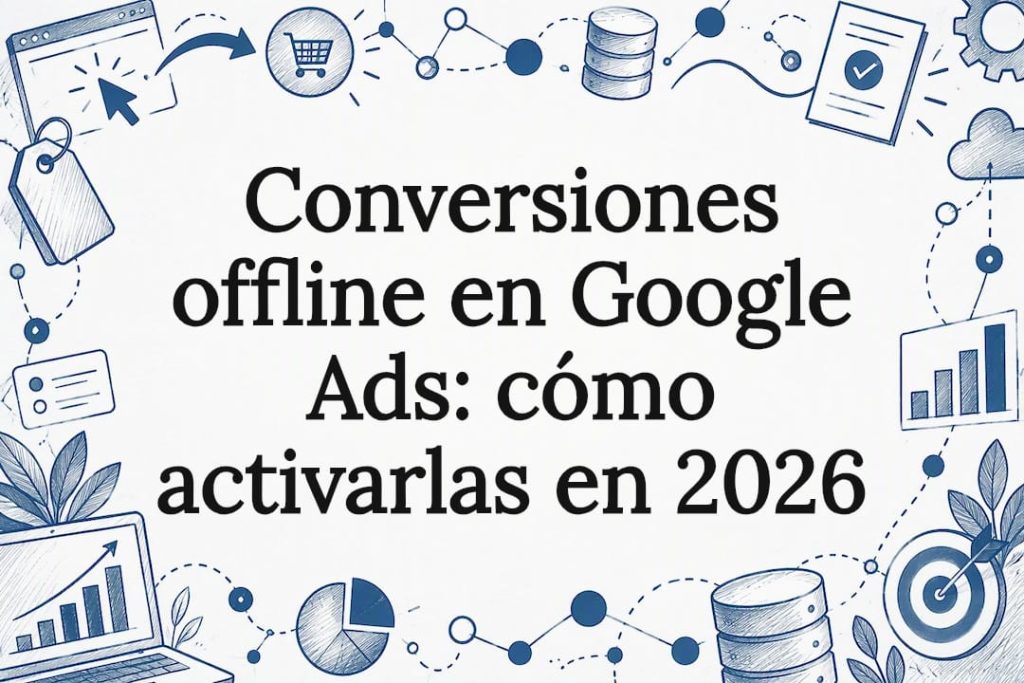 Tarjeta gráfica sobre conversiones fuera de línea