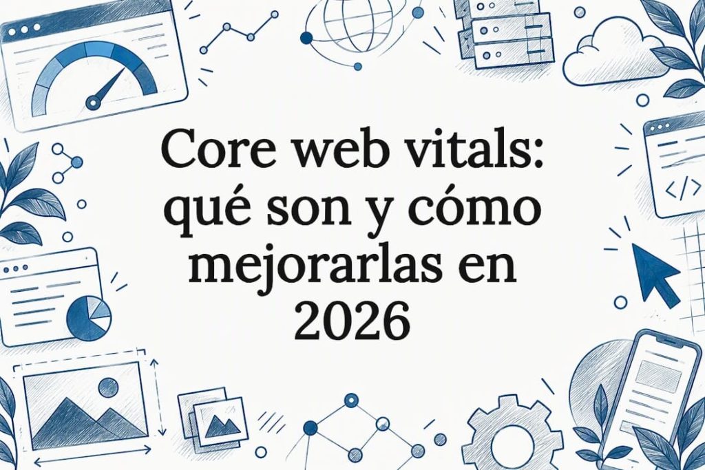 Tarjeta ilustrativa sobre métricas web