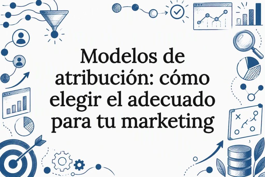 Tarjeta ilustrativa sobre atribución en marketing