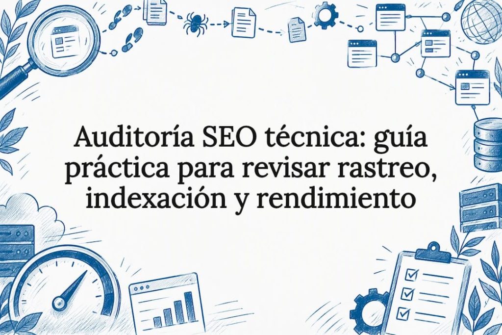 Gráfico de portada relacionado con auditoría SEO técnica