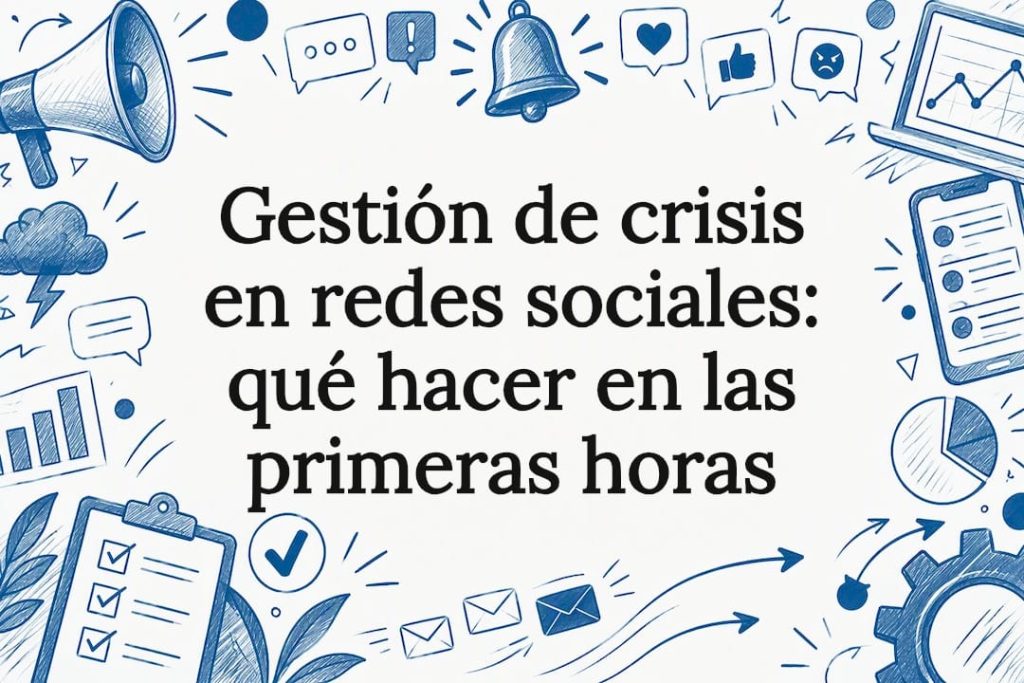 Tarjeta ilustrativa sobre manejo de crisis