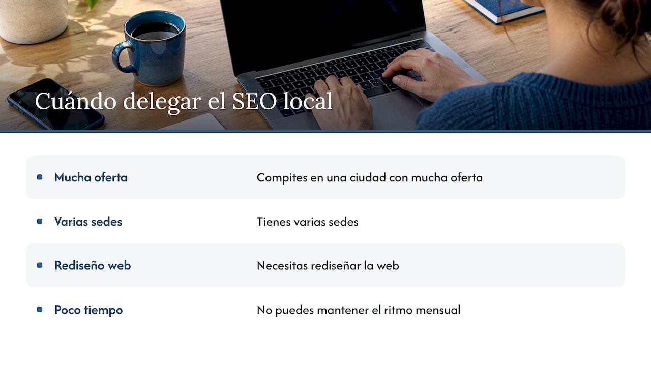 Cuándo conviene delegarlo — overview diagram