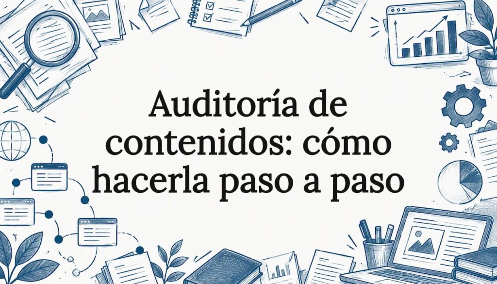 Gráfico de portada relacionado con auditoría de contenidos