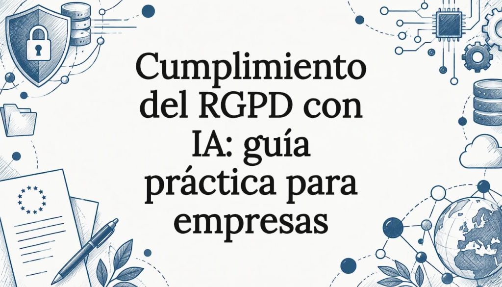 Tarjeta ilustrativa sobre RGPD e inteligencia artificial