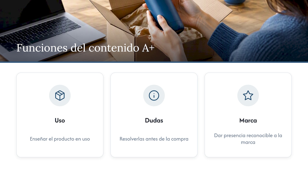 Tres funciones del contenido A+