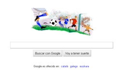 Doodle de Google dedicado al Mundial